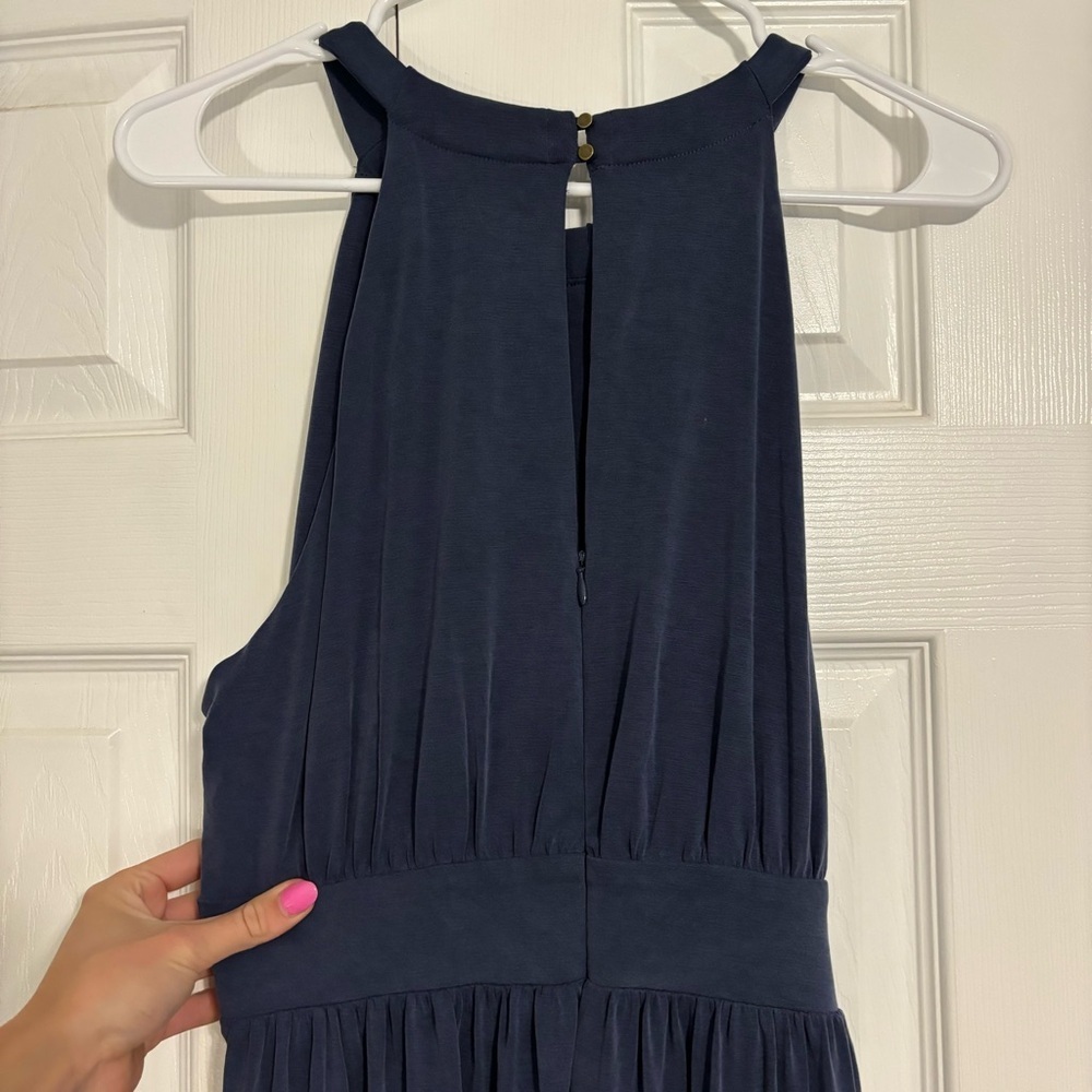 Anthropologie Moulinette Soeurs Eremita Blue Wide Leg Jumpsuit - Picture 3 of 10